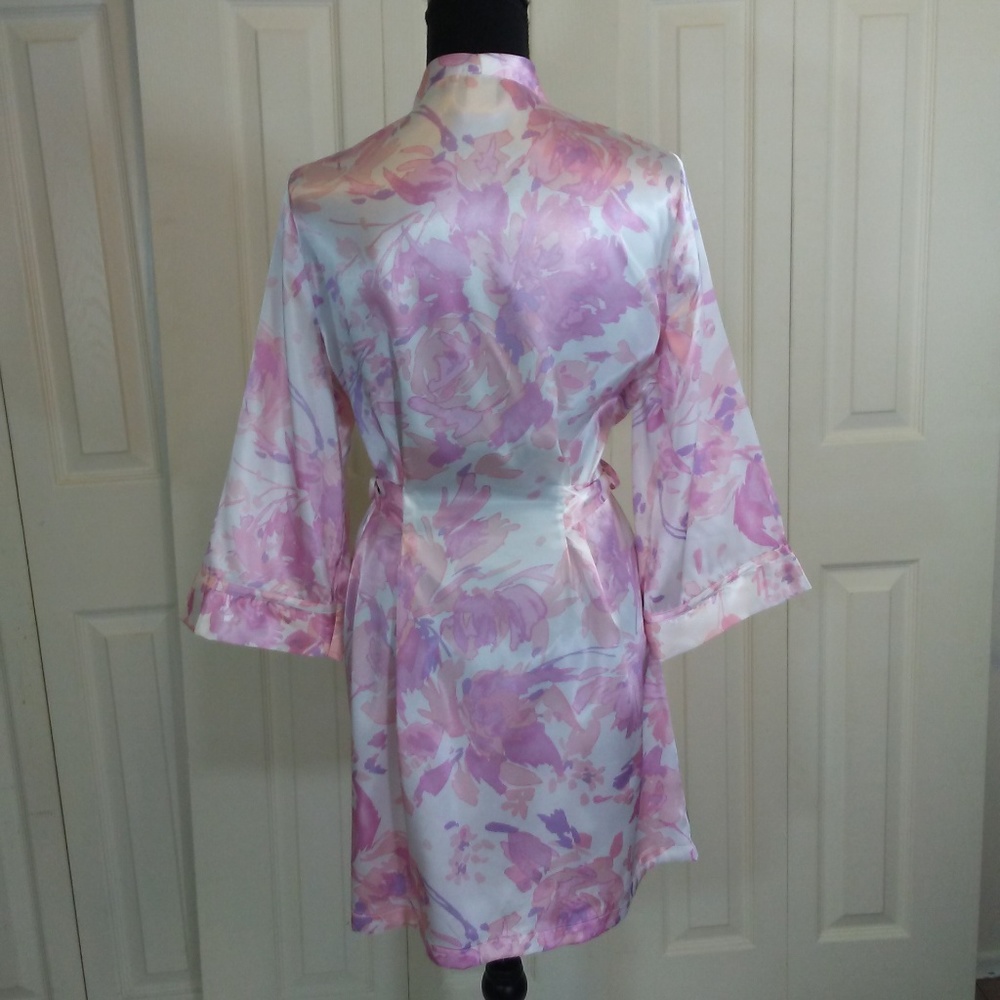 Linea Donatella Floral Kimono Robe - Picture 2 of 3